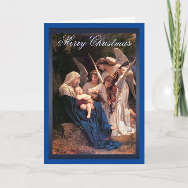 Song of the Angels Christmas Holiday Card (Front)