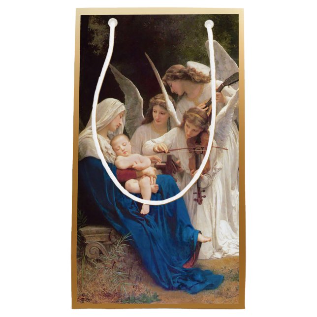 Song of the Angels Christmas Small Gift Bag (Front)