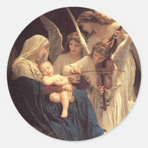 Song of the Angels Classic Round Sticker