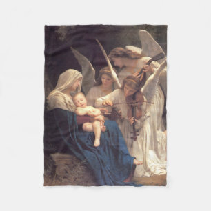 Song of the Angels (Vintage Art) Fleece Blanket