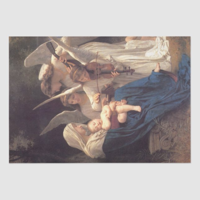 Song of the Angels (Vintage Art) Tissue Paper (Front)