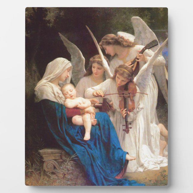 Song of the Angels - William-Adolphe Bouguereau Plaque (Front)