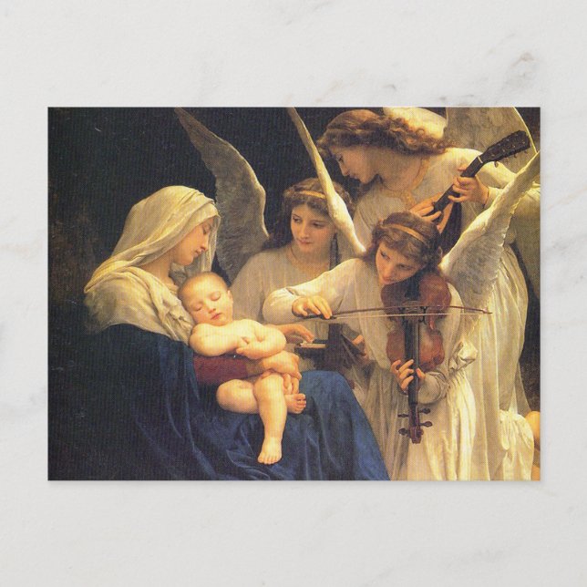 Song of the Angels, William-Adolphe Bouguereau Postcard (Front)