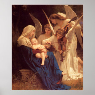 Song of the Angels William Bouguereau Fine Art Poster
