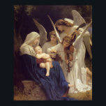 Song of the Angels -William Bouguereau Poster<br><div class="desc">Enjoy this print of the Song of the Angels by William Bouguereau!</div>