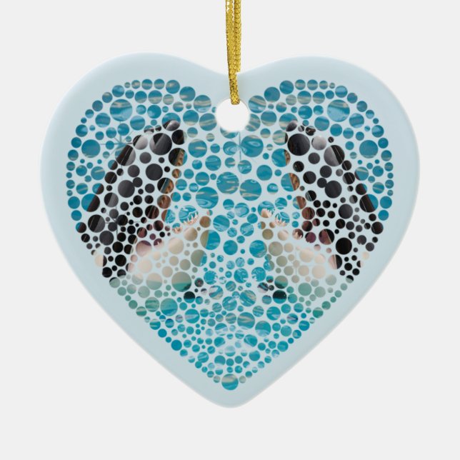 Song Of The Orcas, Ceramic Ornament (Front)