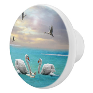Song Of The White Swan, Ceramic Knob