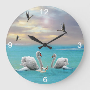 Song Of The White Swan, Large Clock