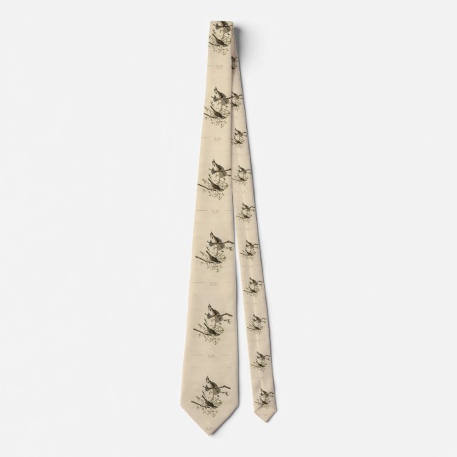 Song Sparrow from Audubon's Birds of America Tie (Front)