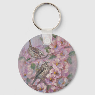 Song Sparrow Keychain