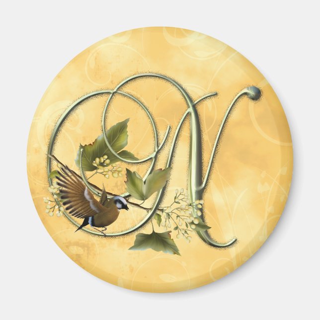 Songbird Initial N Magnet (Front)