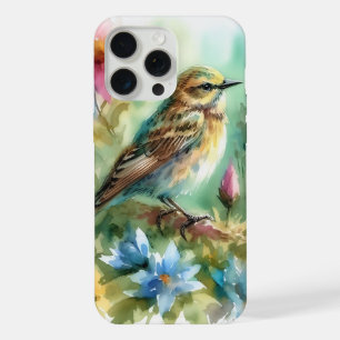 Songbird Melody Graceful Bird & Floral Elegance iPhone 15 Pro Max Case