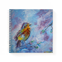 "Songbird of Hope" Hardcover Journal
