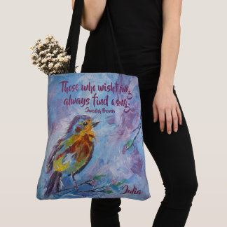 "Songbird of Hope" Tote (large) Bag