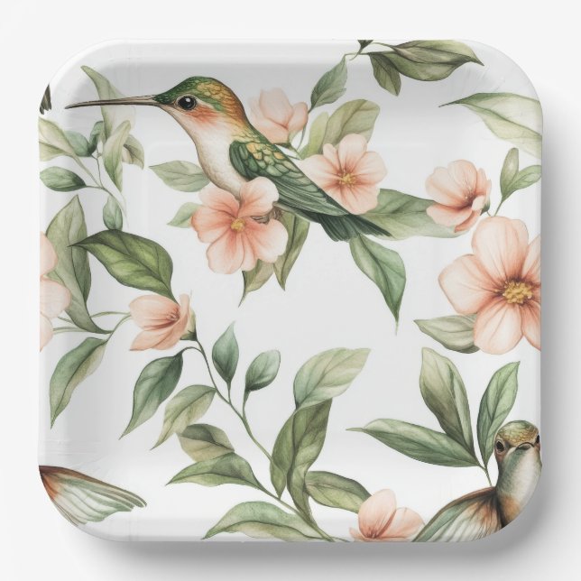 Songbird Paper Plate (Front)