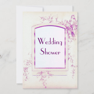 Songbird Shabby Chic Wedding Shower Invitation