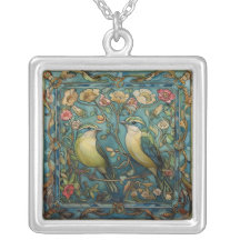 Songbirds in Love Art Nouveau