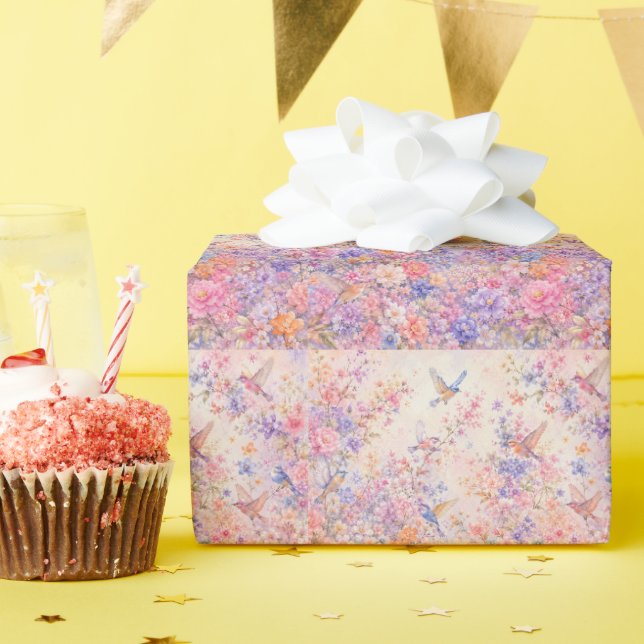 Songbirds of Spring Wrapping Paper (Birthday Party)