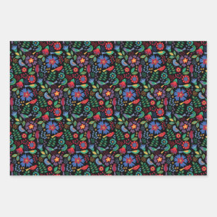 Songbirds Wrapping Paper Sheet