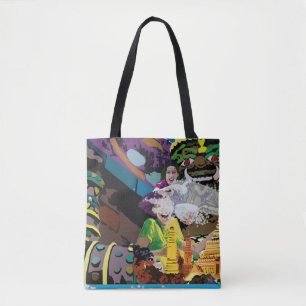 songkran thai culture water splash summer festival tote bag
