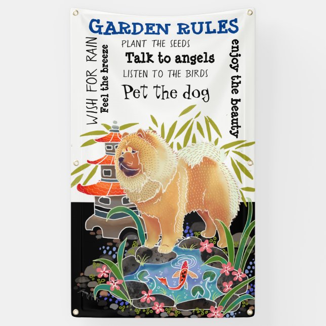 SONGMAO CHOW 3X5 GARDEN BANNER/SIGN BANNER (Vertical)