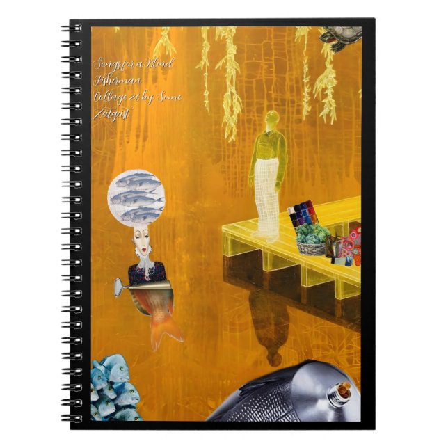 Songs for a Blind Fisherman Collage Notebook (Front)