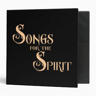 Songs For The Spirit (tan) Binder