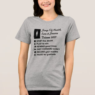 Songs Of Health, Love & Success 2025 Tri-Blend Shirt