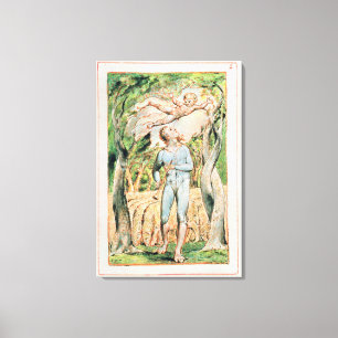 Songs of Innocence; "the Piper" , 1789 Canvas Print