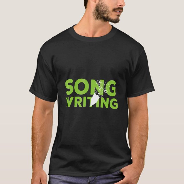 Songwriting Hobby With Shadow Inside T-Shirt (Front)