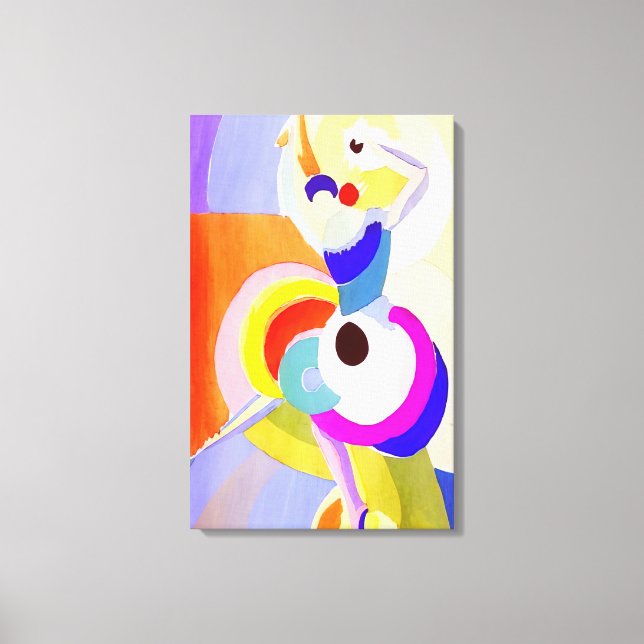 Sonia Delaunay - FLAMENCO DANCER Canvas Print (Front)