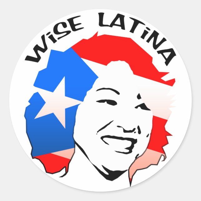 Sonia Sotomayor Sise Latina Stickers (Devant)