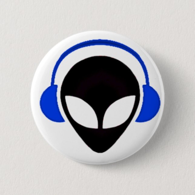 Sonic Alien Logo 2 Inch Round Button (Front)