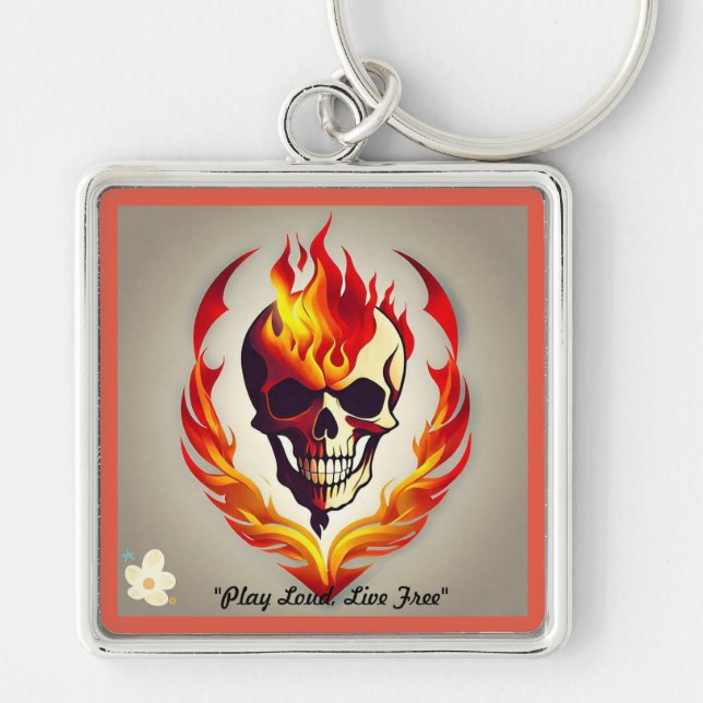 "Sonic Boom Explosion" Keychain (Front)