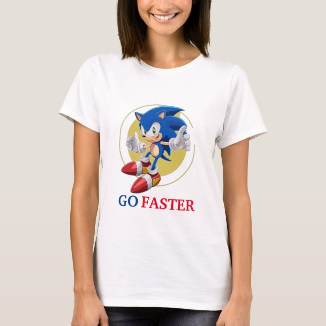 Sonic Go Faster T-Shirt (Front)