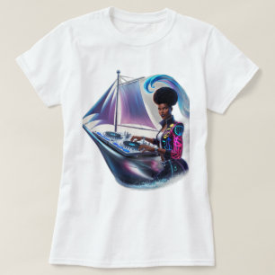 Sonic Navigator: DJ Steering Through Soundwaves T-Shirt
