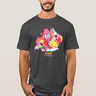 Sonic Racing CrossWorlds Amy Decal vintage T-Shirt