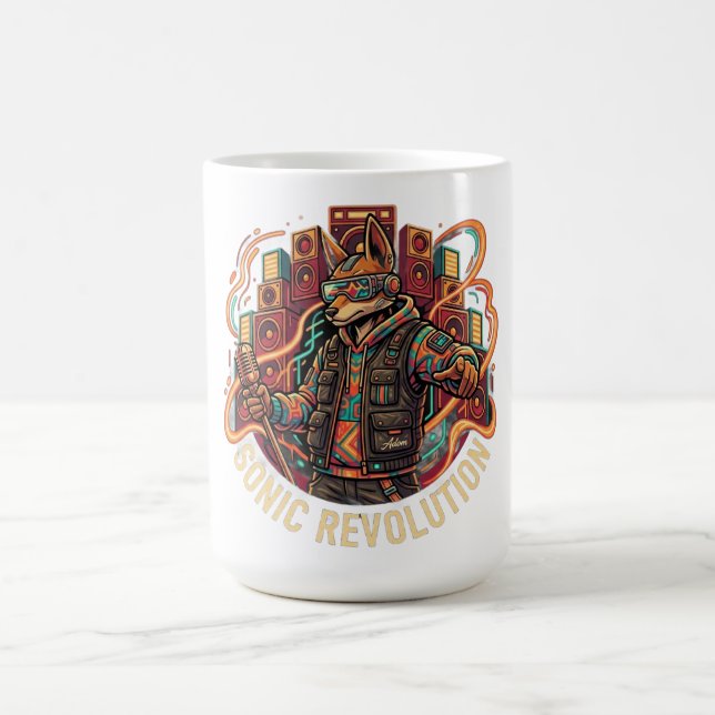 Sonic Revolution Cat T-Shirt Coffee Mug (Center)