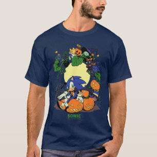 Sonic The Hedgehog Chao Tales Halloween Group T-Shirt