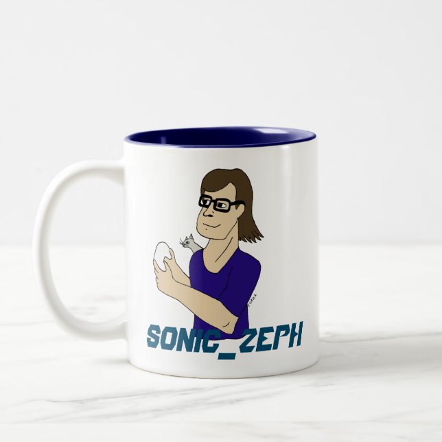 Sonic_Zeph   Two-Tone Coffee Mug (Left)
