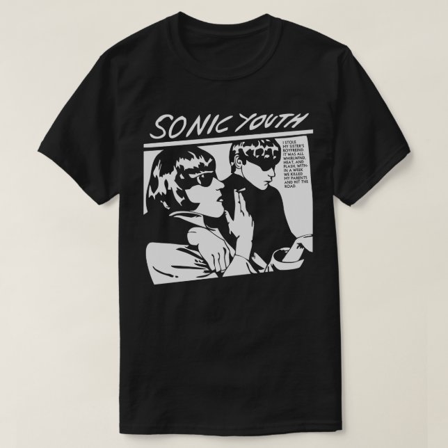 Sonicc Youth BandMerchandise T-Shirt (Design Front)