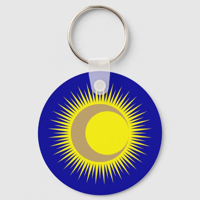 Sonne Mond sun moon Keychain (Front)