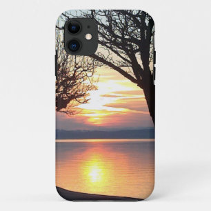 Sonnenuntergang am See iPhone 11 Case