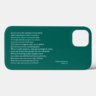 Sonnet 116Let me not to the marriage of true minds iPhone 13 Case