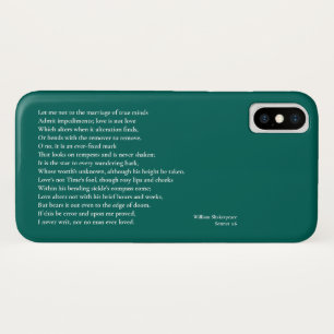 Sonnet 116Let me not to the marriage of true minds Case-Mate iPhone Case