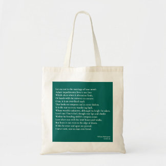 Sonnet 116Let me not to the marriage of true minds Tote Bag