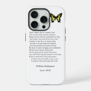 Sonnet # 18 by William Shakespeare iPhone 15 Pro Case