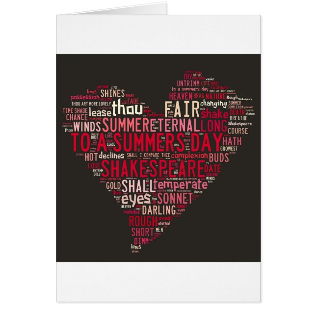 Sonnet 18 de Shakespeare (Devant)