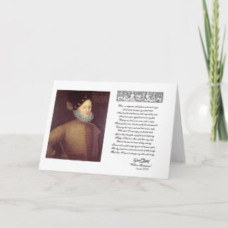 Sonnet 29 with Edward De Vere Card