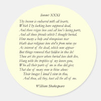 Sonnet # 31 by William Shakespeare